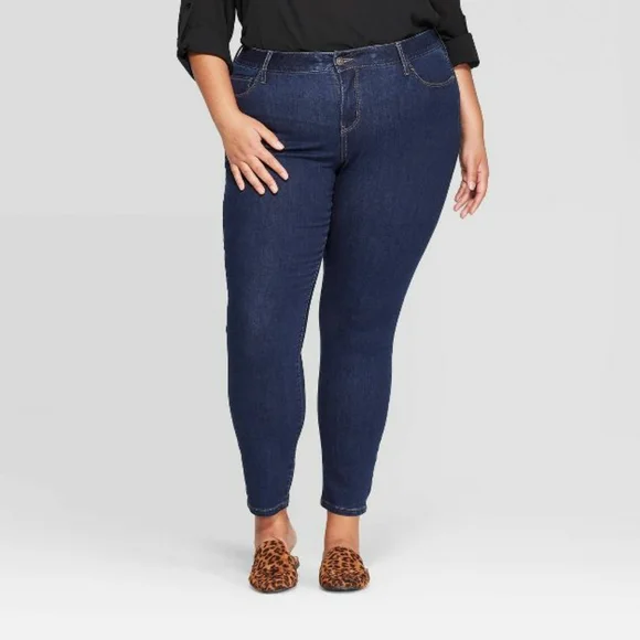 NWT AVA and VIV Skinny Comfortable Waist Jeans - Picture 1 of 6